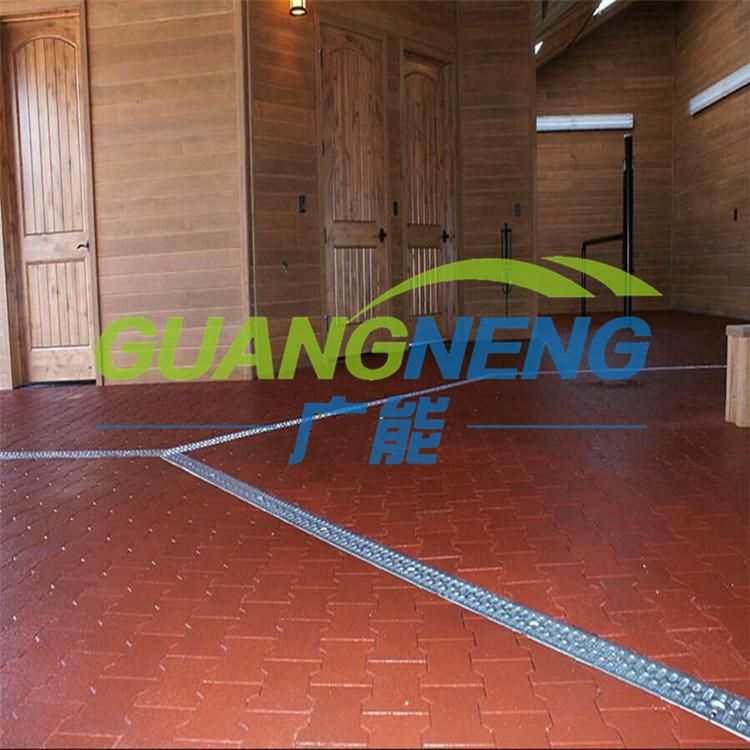 Colorful Horse Rubber Bricks Dog-Bone Pavers 43mm Thickness