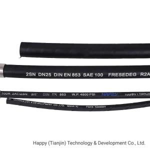DIN 853 2sn Same Parker Rubber Hydraulic Pipe Hose