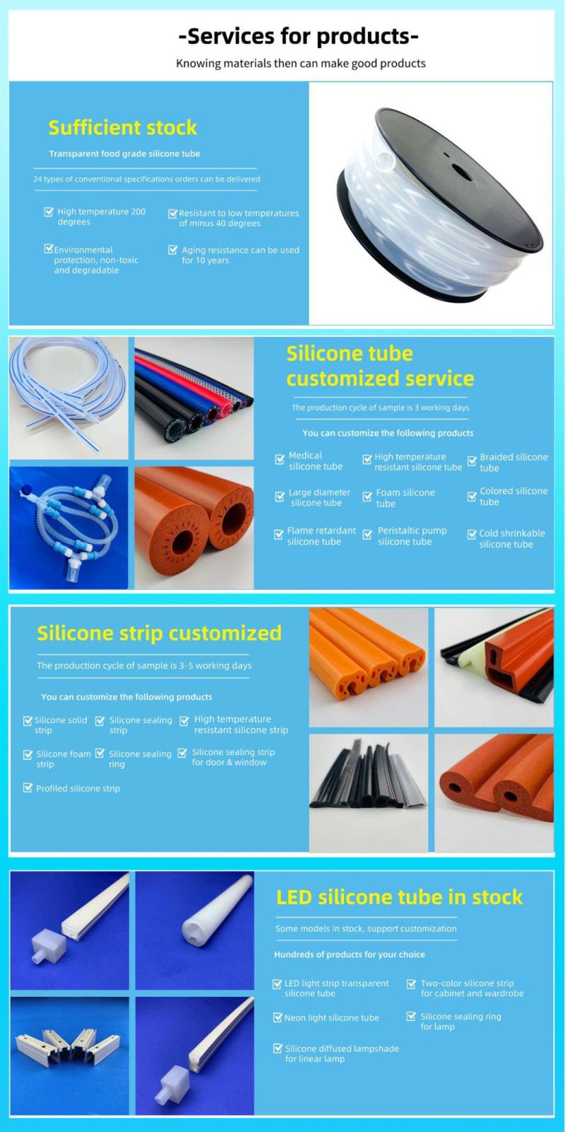 Silicone Tube Silicone Hoses Silicone Pipes
