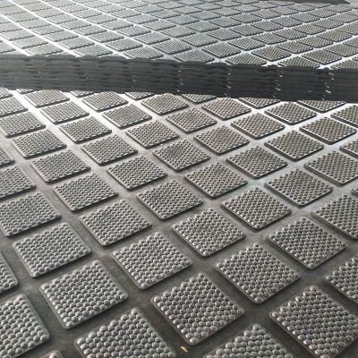 Popular Factory Price Hammer Groove Cow Rubber Mat