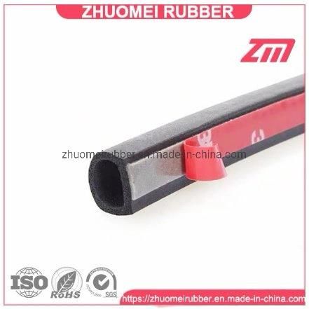 3m Tape Back Adhesived D Type Sound Insulation Car Door Seal