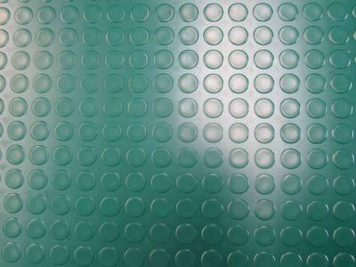 Round DOT Coin Stud Rubber Sheet