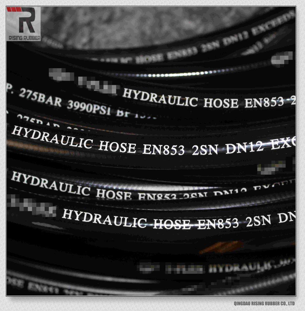 1sn 2sn R1 R2 One and Two Wire Braided Rubber Hydraulic Hose