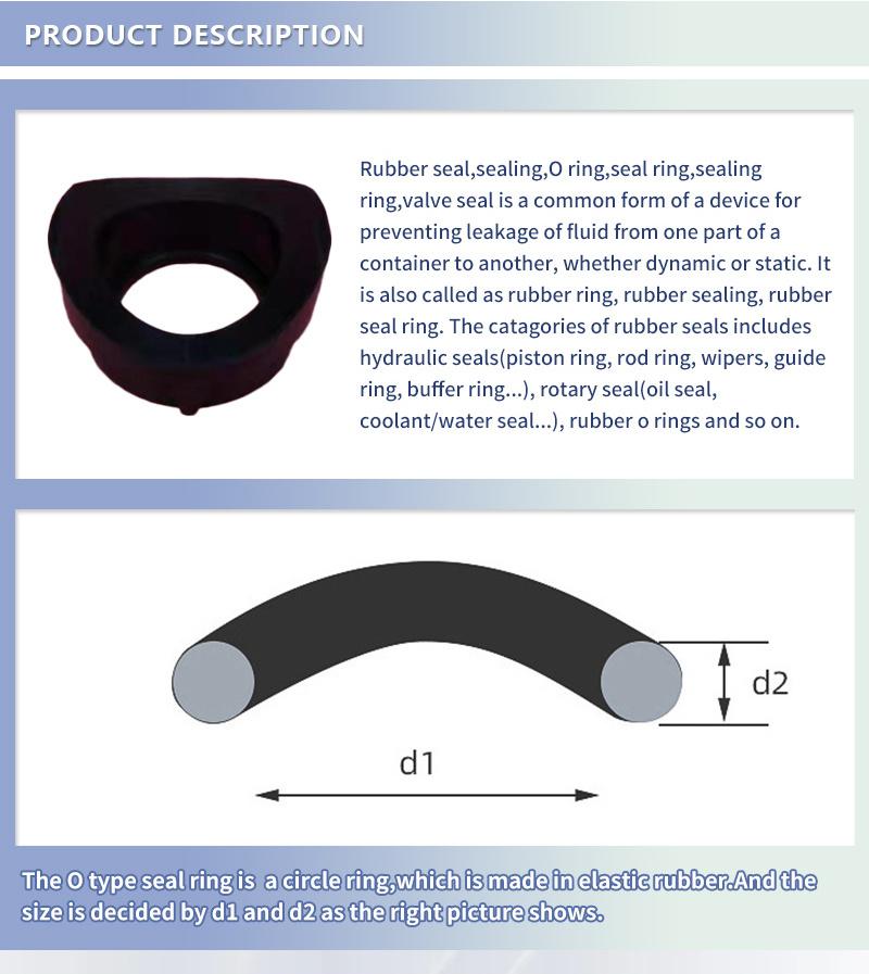 Non Standard Food Grade Silicone Rubber Seal O-Ring for Mechanical Seal