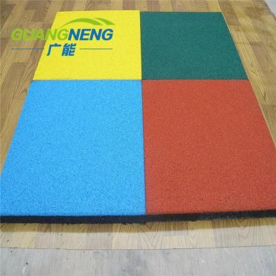 Environmental Protection Fine Granules Colorful Rubber Pavers