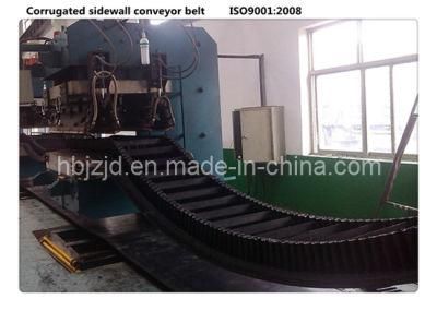 Inclined Corrugated Sidewall Rubber Conveyor Belt