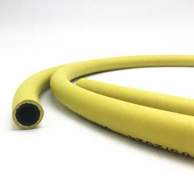 Yellow Rubber Air Hose for Compressor 3/8&quot; W. P 300psi
