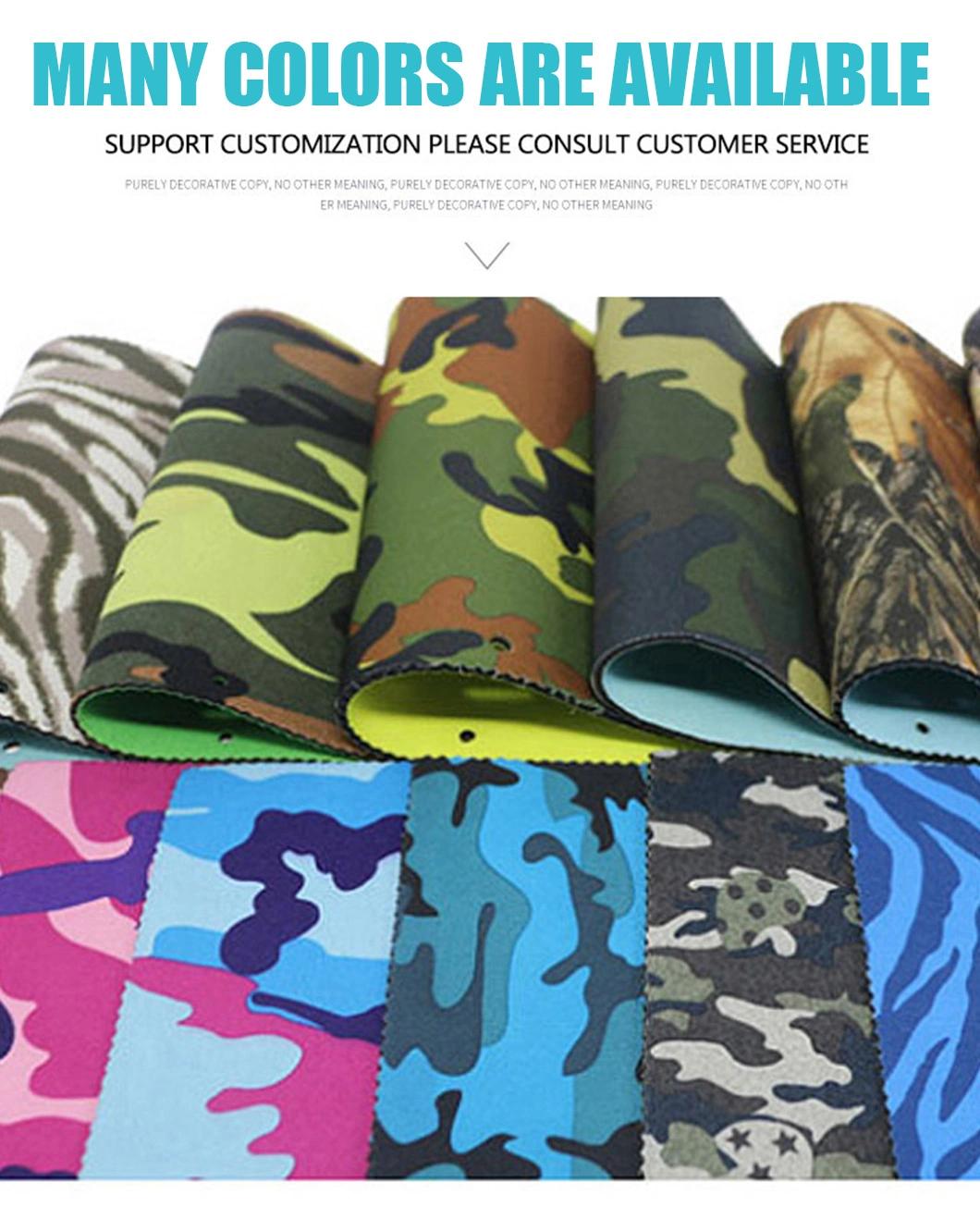 Factory Price Wholesale 2mm 3mm Camouflage Printed Neoprene Fabric