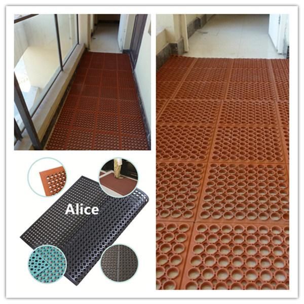 Anti-Slip Floor Mat/Anti Fatigue Rubber Kitchen Mat/Bathroom Rubber Mat