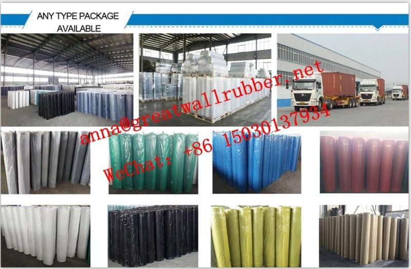 SBR FKM EPDM Nitrile Neoprene Silicone Butyl Anti-Slip Industrial Rubber Sheet