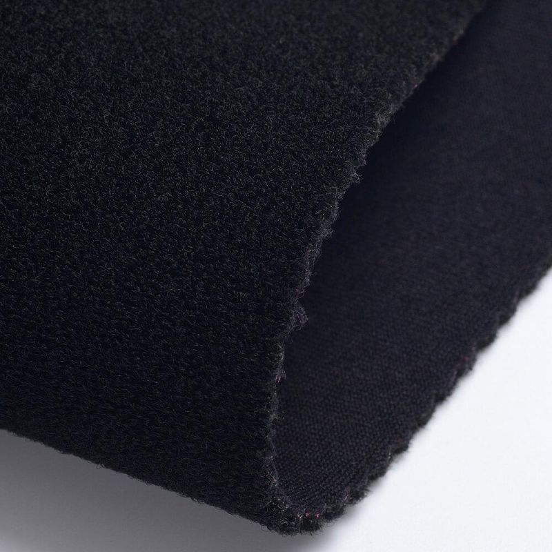4mm Breathable Lightweight Black Loop Fabric Nylon Coated SBR Neoprene