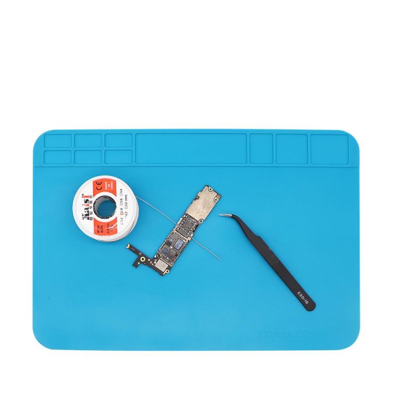 ESD Heat Insulation Soldering Mat Job Tools Computer Phone Repair Tool Kit Working Repair Pad Heatresistant Maintenance Platform