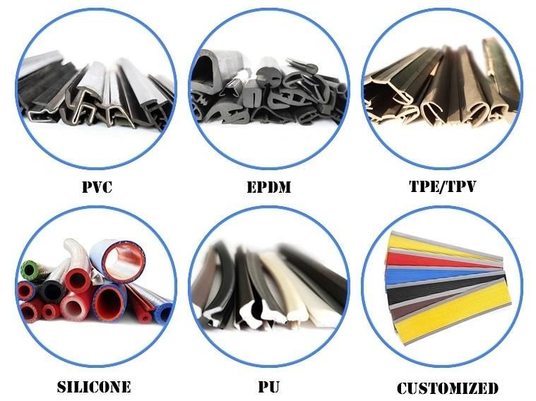 Car / Bus Rubber Strip Seal, Rubber Strip Seals for Auto Window / Door / Windshield