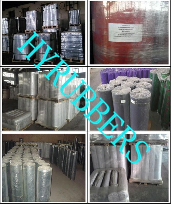 Colored Anti-Slip Five Checker Rubber Sheet for Flooring