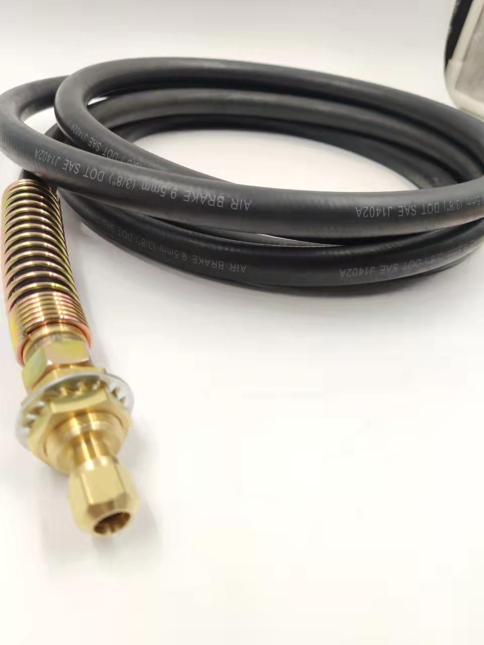 Yute Serviceable Slider Hose Assembly 3/8" Hose ID with Spring Guards