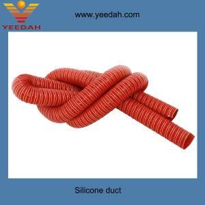 Flexible Red Silicone Duct Hose