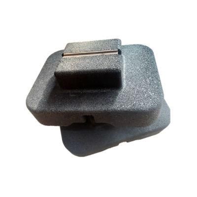Rubber Weighted Pole Base for Queue Stand Barrier
