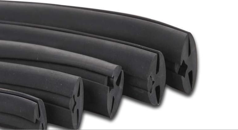 Solid EPDM Extruded Rubber Profile for Auto Window and Door