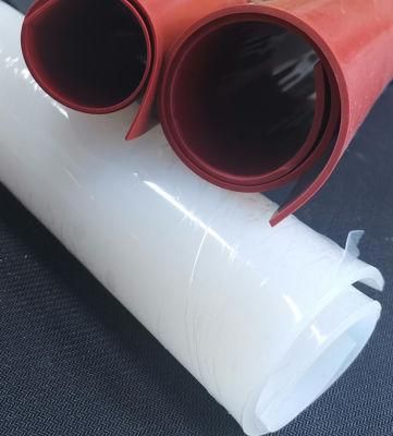 Transparent High Temperature Resistant 0.5-15mm Silicone Rubber Sheeting for Gasekt and Seal