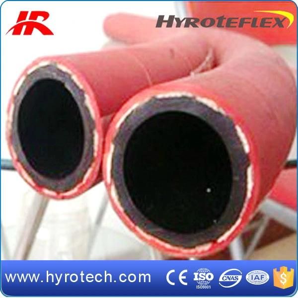 Flexible Red Cloth Surface EPDM Steam Rubber Hose