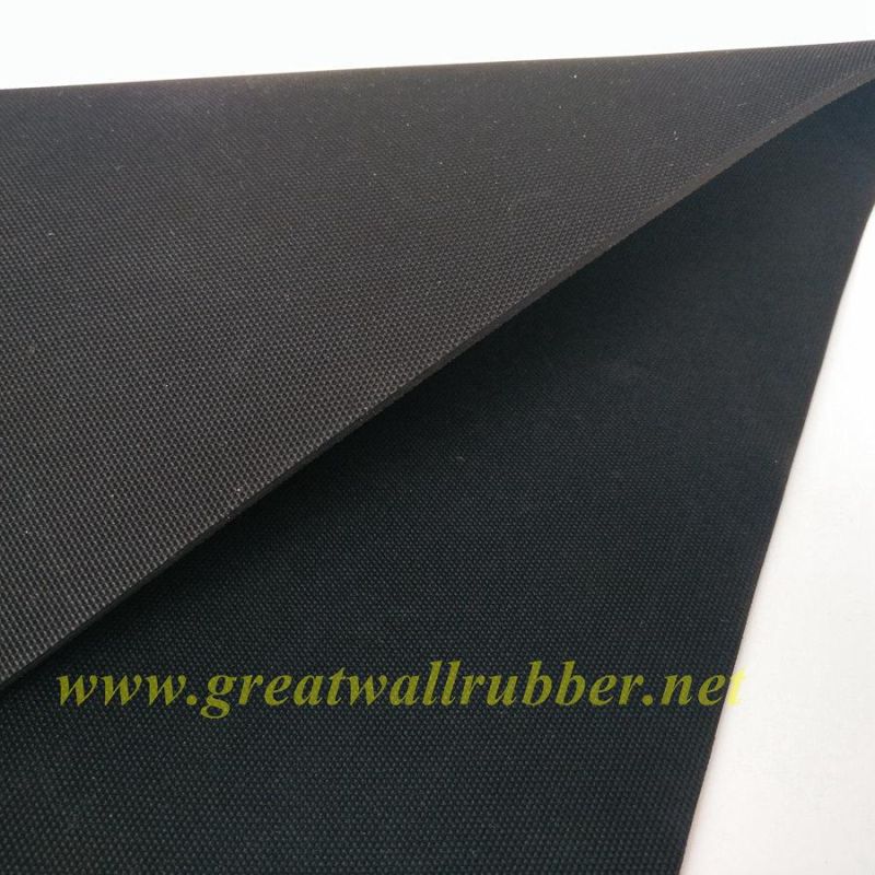 Neoprene NBR Nitrile EPDM SBR Industrial Rubber Sheet with Rough Surface