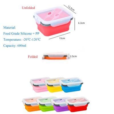 Takeaway Sugarcane Bagasse Food Packaging Silicone Tableware (Lunch Box / Food Container)