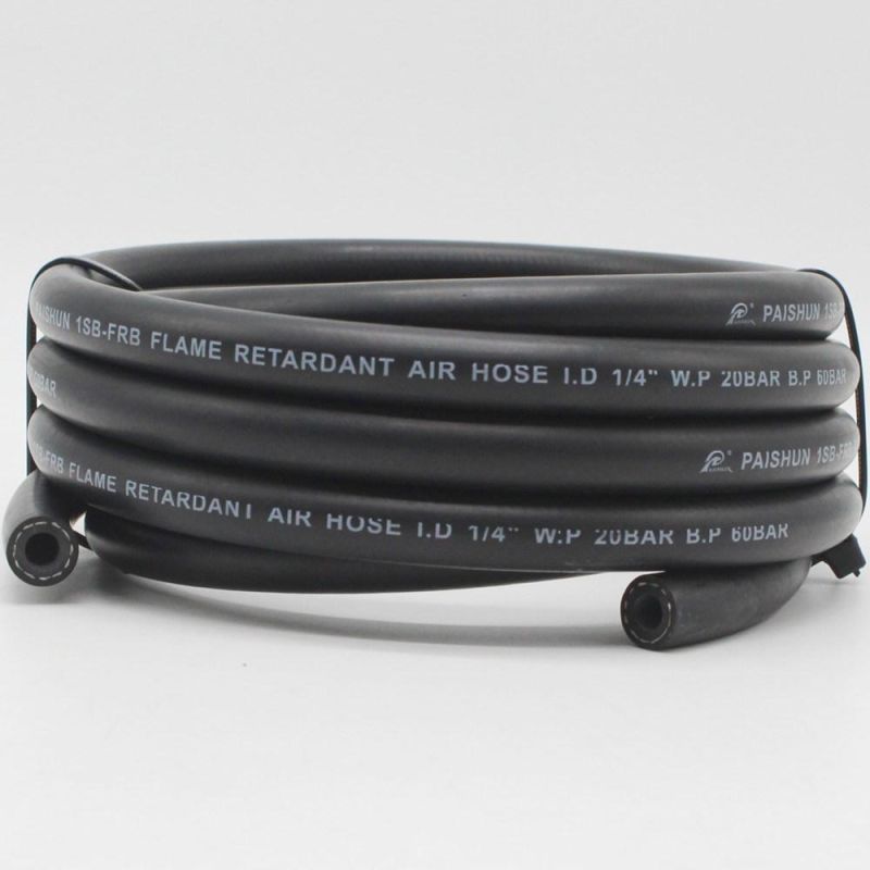 Heat Aging Resistance Good Flexibility Rubber 1/4" High Pressure Breathing Hose
