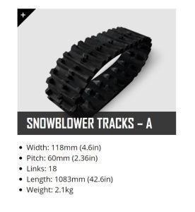 Snowblower Rubber Track Supplier Small Rubber Track