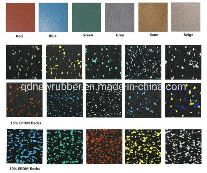 Top Grade Gym Rubber Flooring Interlocking