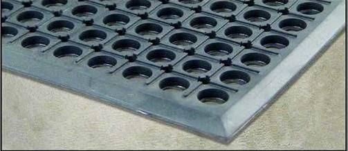 Kitchen Anti-Fatigue Anti-Skidding Rubber Mat for Workshops