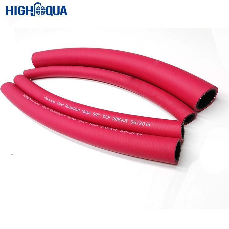 Heat Resistant Fabric Braided Hot Water Rubber 2" Steam Hose