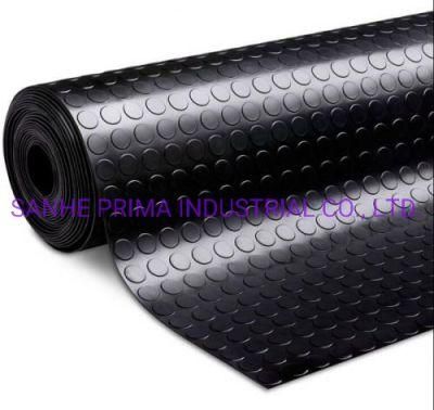 Round Coin Rubber Mat with Excellent Abrasive Resistant