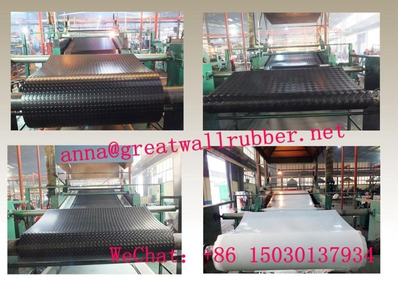 EPDM / SBR /Cr/Neoprene NBR/Nitrile Silicone Natural Anti Slip Rubber Sheet