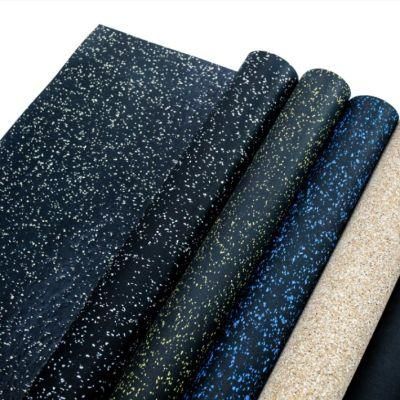 Custom EPDM Anti-Slip Floor Rubber Sheet Matting Mat for Gym Fitness Hotel