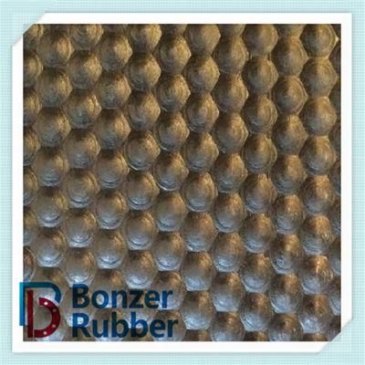 Diamond Grooving Patterned Cn Layered Conveyor Pulley Lagging Rubber Sheet