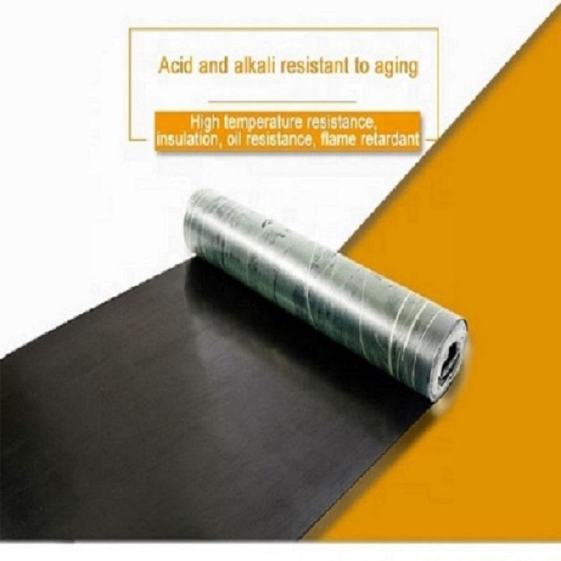 China Chemical Heat Resistant Industrial FKM FPM Fluorous Rubber Mat Flooring Sheet Rubber Floor