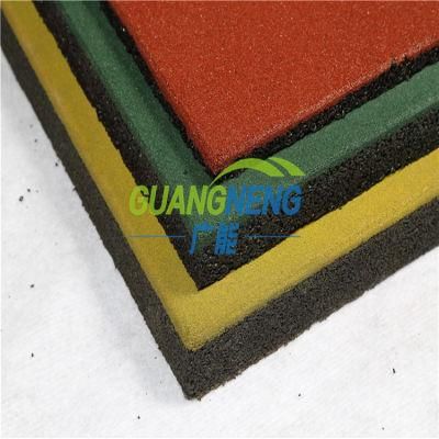 Rubber Flooring for Square Outdoor Sports Court