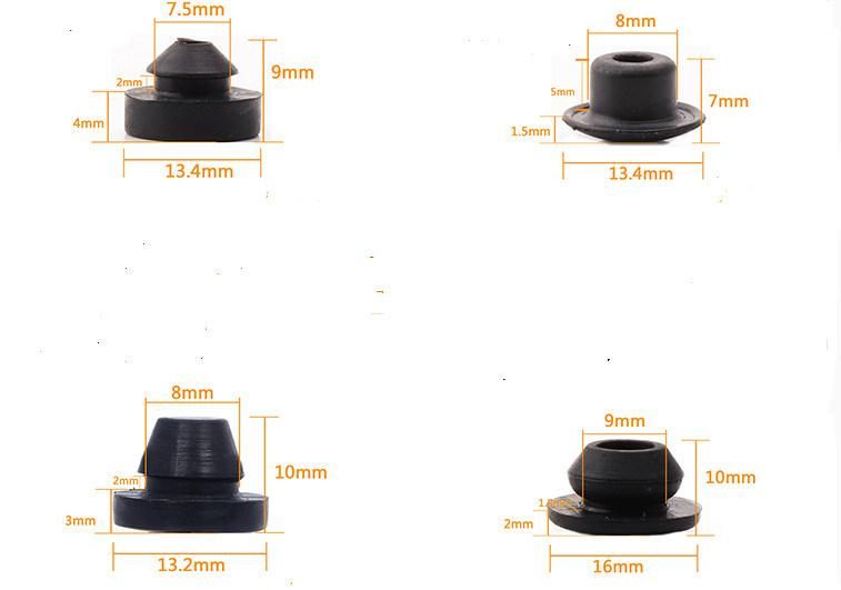 Food Grade Silicone Rubber Cap Plug for Sealing, Damper