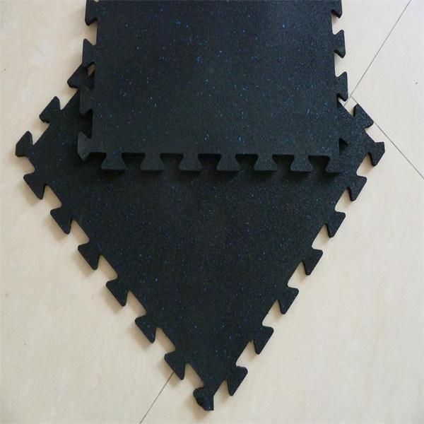 Square Indoor Sport Rubber Flooring for Gym/Interlocking Gym Floors