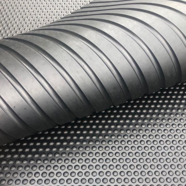 Economy Black Stud Top Cow Pig Rubber Matting Flooring Sheet