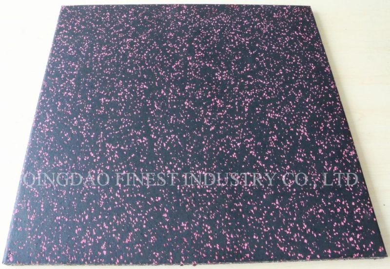 1mx1mx20mm No Smell Shockproof Gym Rubber Floor, Commercial Gyms, Training Studios Rubber Mat, Rubber Floors, Rubber Flooring, Installation Rubber Floors