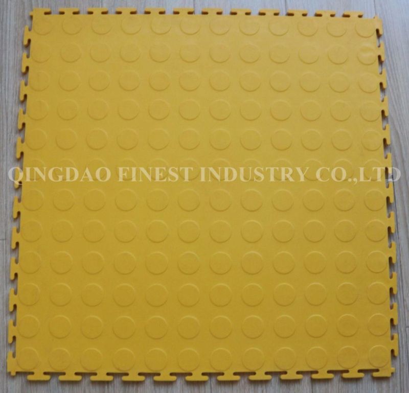 Interlocking Waterproof Removable Anti-Slip PVC Garage Floor Tile