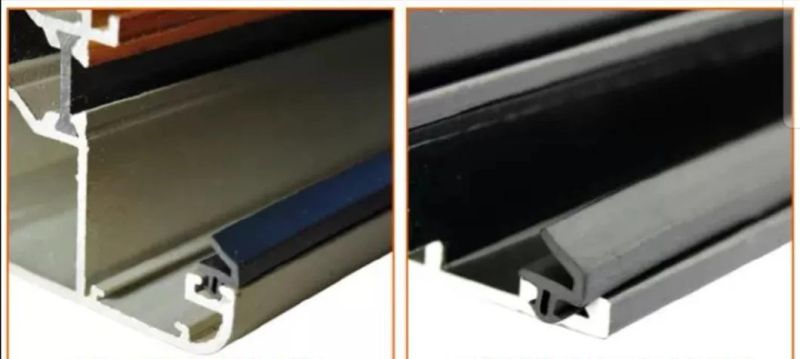 Flexible Edge Guard Protector Customized EPDM NBR Silicone Black Extruded Rubber Seal Strip Glass Window Door Rubber Trim Strip