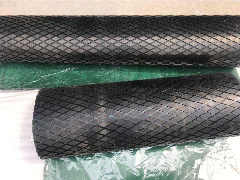 Vulcanized Ceramic Coating Lagged Pulley Rubber Lagging Sheet Roller for Conveyor Pulley Lagging