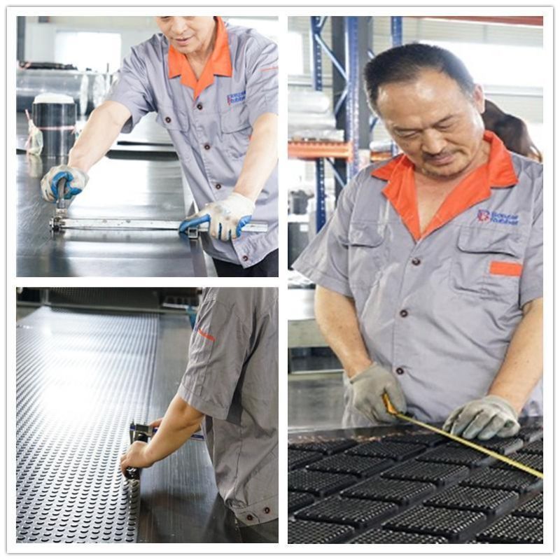Multiple Usage Anti-Slip Ribbed Rubber Flooring / All Matting Solutions