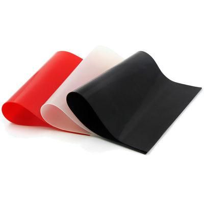 China Supplier Silicone Rubber Sheet Red Silicone Rubber Matting Rolls with Different Color