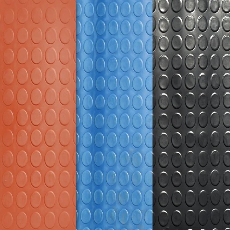 Excellent Anti-Slip Properties Coin Pattern Rubber Floor Mat
