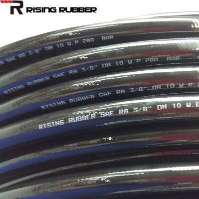 SAE R7/R8 High Pressure Fiber Braided Rubber Hose