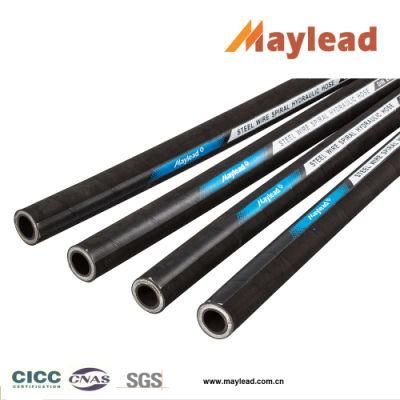 5/4&quot; High Pressure Steel Wire Spiral Rubber Hose Oil Hose En856 4sp