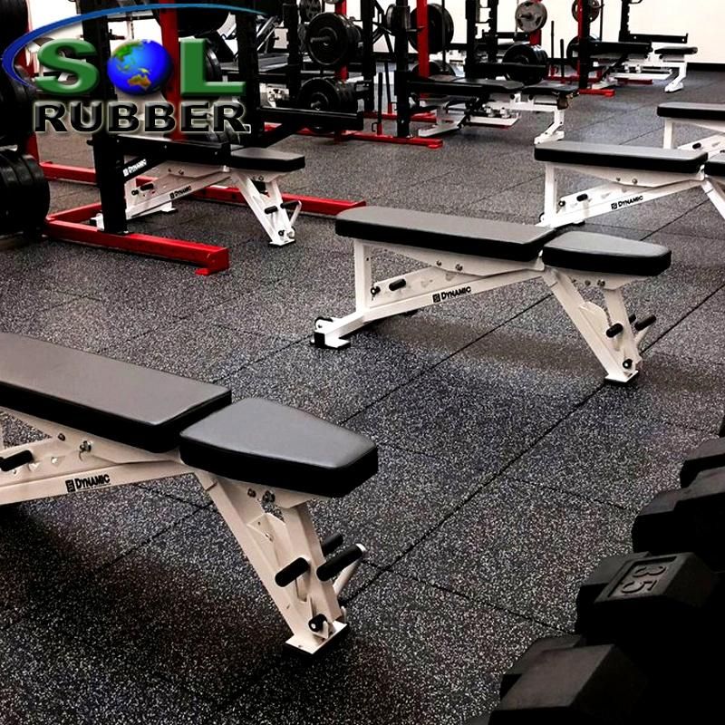 Anti-Slip Indoor Gym Rubber Rolls Shock Absorption Roll Rubber Mat